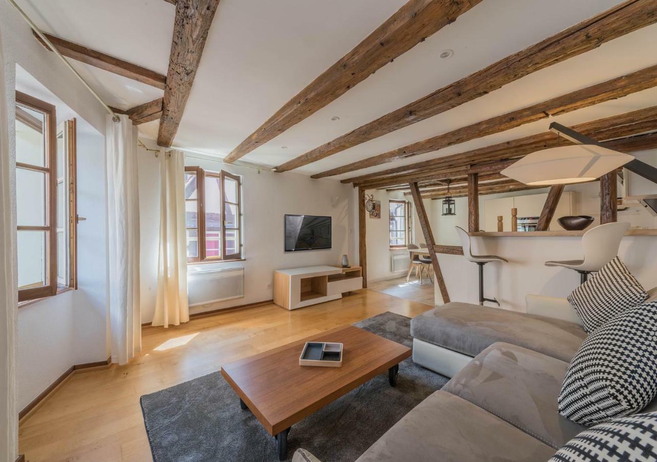 Le Carré d'or - Appartement avec vue Cathédrale Strasburgo Esterno foto