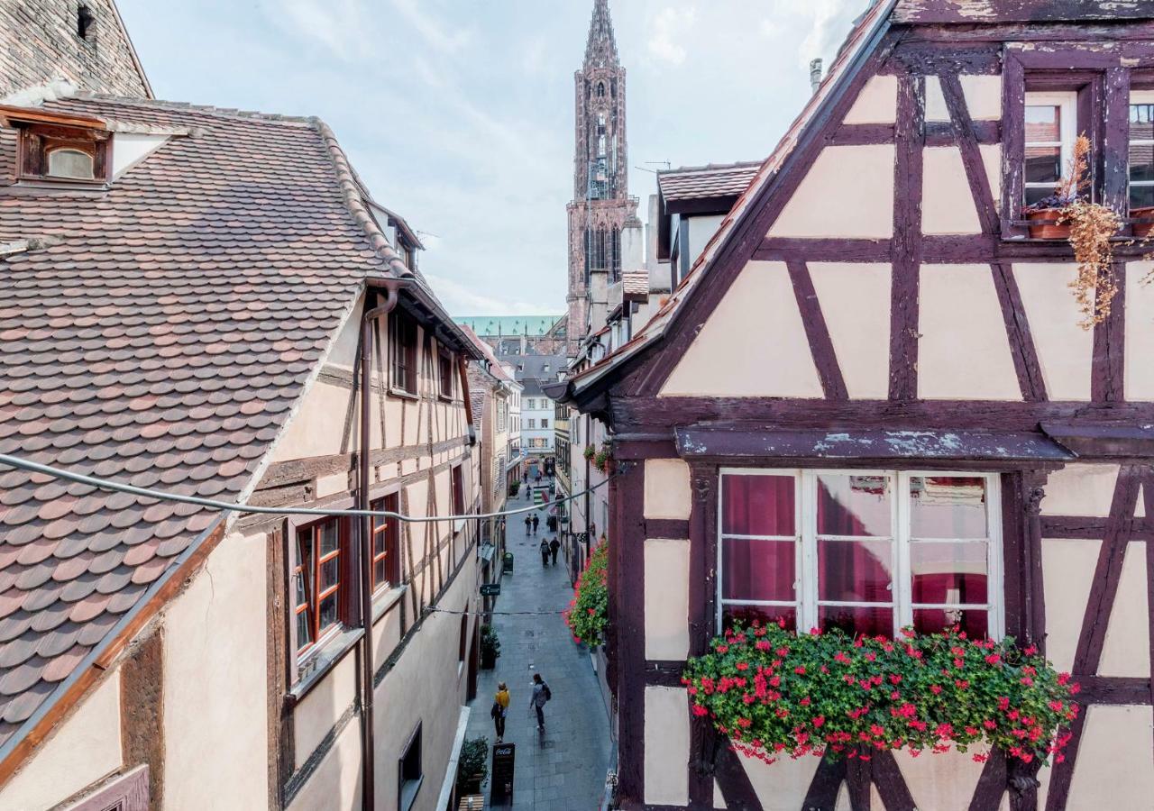 Le Carré d'or - Appartement avec vue Cathédrale Strasburgo Esterno foto