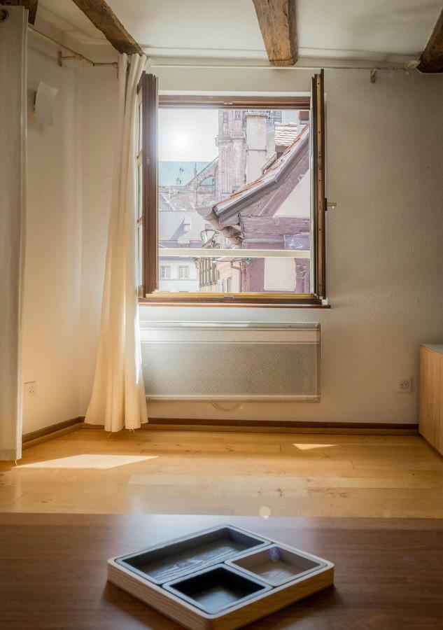 Le Carré d'or - Appartement avec vue Cathédrale Strasburgo Esterno foto